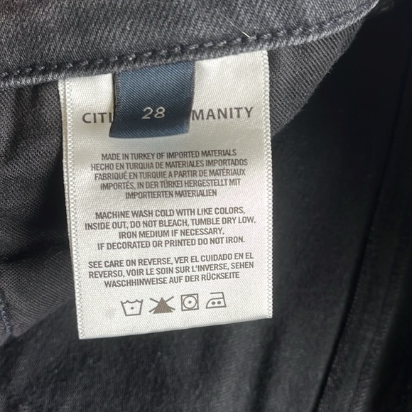 Citizens of Humanity Rocket Ankle Skinny Black Wash Jeans - Picture 7 of 10